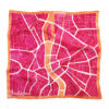 Kép 1/3 - Budapest narancs-pink selyemkendő