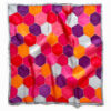 Kép 1/3 - Hexa pink-narancs selyemkendő
