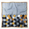 Kép 1/3 - Hexa szürke mustár selyemkendő