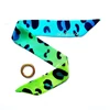 Kép 1/2 - Skinny  ocelot mintás selyemszalag