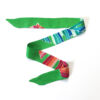Kép 1/2 - Skinny Mix&Match vékony selyemszalag élénkzöld-színes