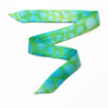Kép 1/3 - Skinny kaméleon vékony selyemszalag türkiz-zöld