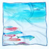Kép 1/4 - Bigblue halacskás selyemkendő selyemkendő