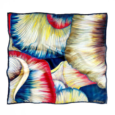 Amanita színes selyemkendő