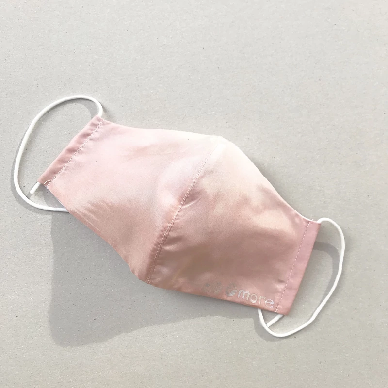 Selyemmaszk púderrózsaszín